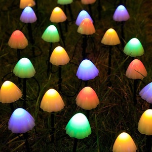 Guirnalda de luces de jardín para exteriores con energía Solar de 8 funciones, Luces De Seta solares Led de PVC con fuente LED para fines decorativos - Product Image 4