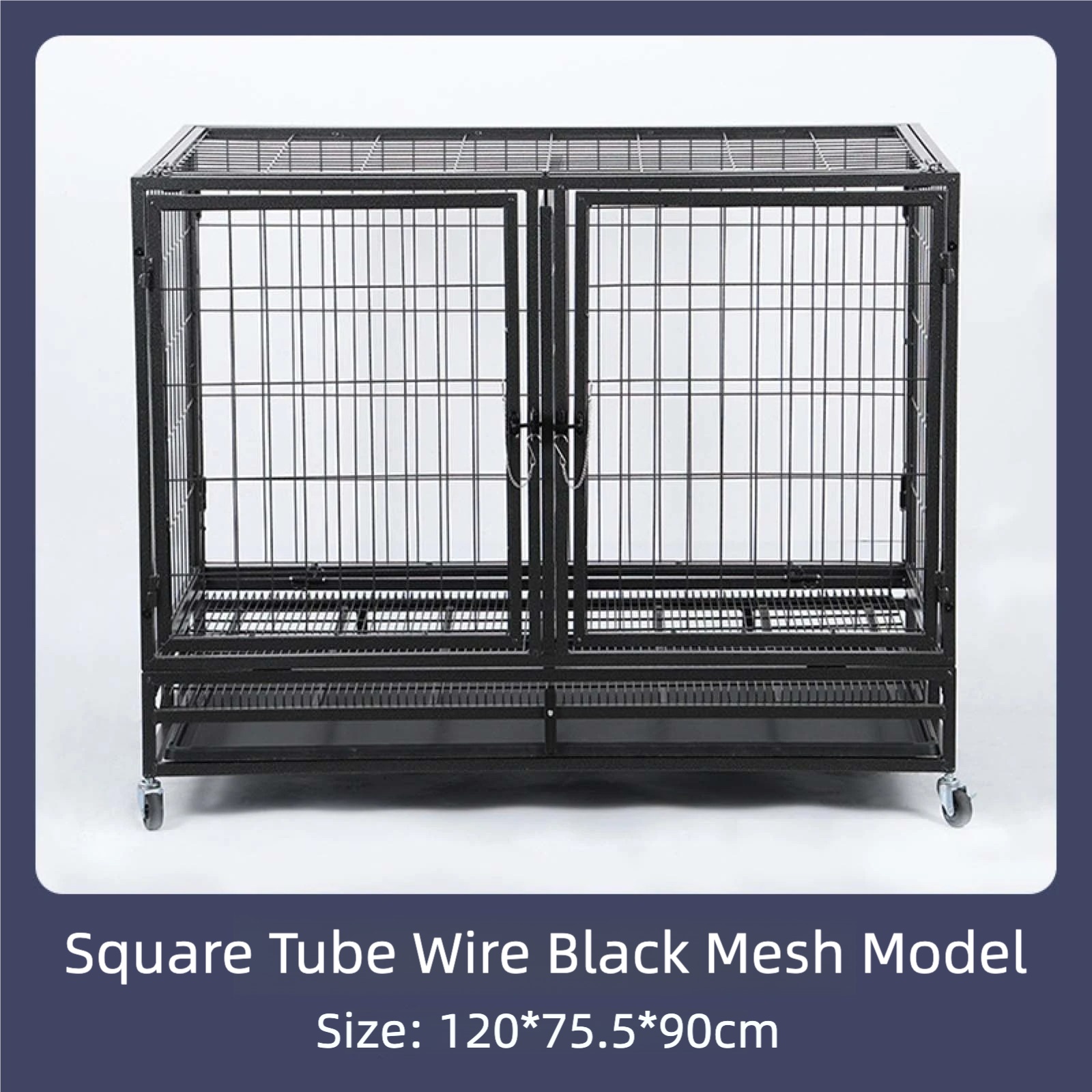 Cage double de 48 pouces