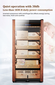 2022 New Design Large <strong>Humidor</strong> for bar Electric Humidity Controlled Display Cigar Cooler Cigar <strong>Humidor</strong> Cabinet for Cigar bar - Product Image 5