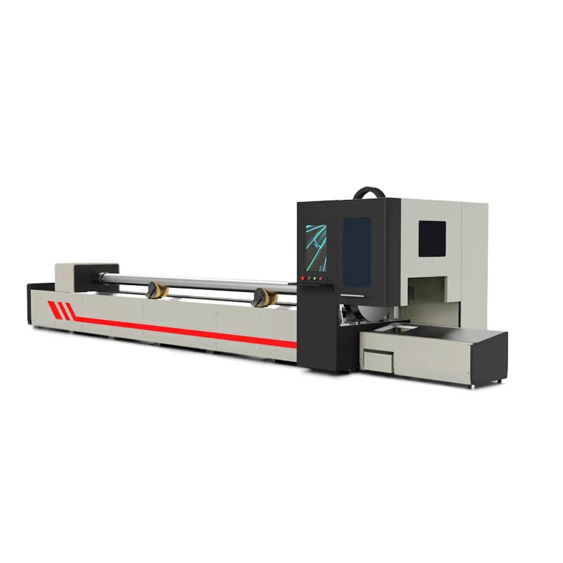 ZK mesin pemotong pipa logam Laser, mesin pemotong pipa serat Laser profesional 1500W 3000W 6000W 12000W