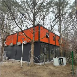 Prefab บ้านพับได้แบบจีน, ภาชนะแพ็คแบนขนาดเล็กแบบแยกส่วนชุดบ้านพร้อมห้องน้ำและห้องครัว