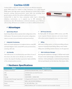 500 Sip users <strong>IP</strong> PBX U100 with 2 Gigabit Ethernet, 1HDMI 2USB and 16G + 500G storage,Support 2 BRI Module - Product Image 3