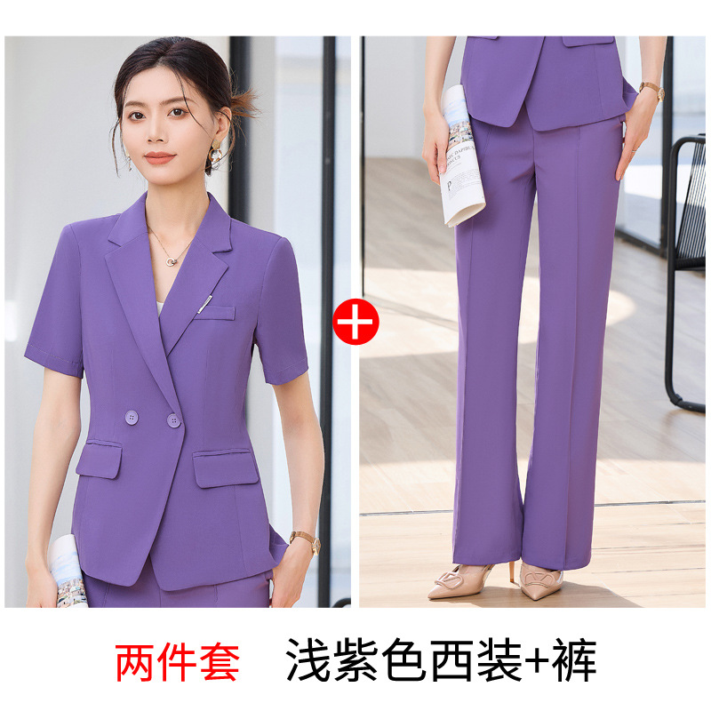 Light purple suit pants