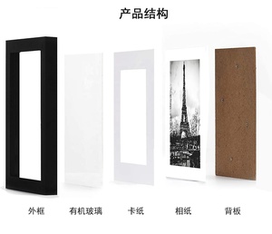 定制尺寸欧式PVC塑料木制相框批发 - Product Image 6
