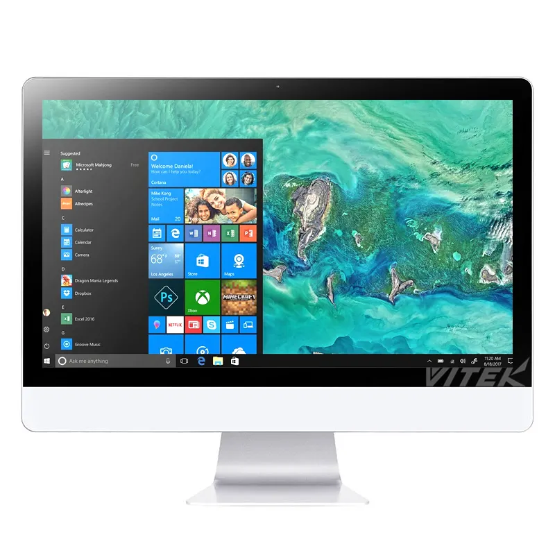 Prezzo all'ingrosso del Computer Desktop tutto In uno da 21.5 pollici direttamente dalla fabbrica ultimo Design