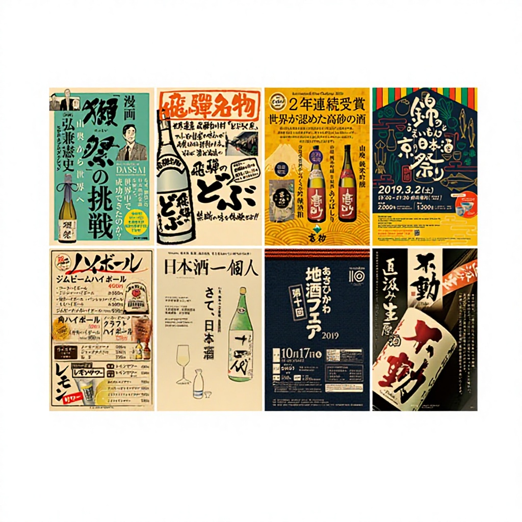 N15 Vin japonais 8 pièces