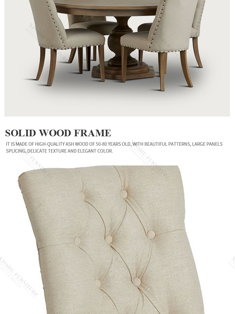 all solid wood high back dining chair nordic family hotel stool retro chair simple new dining room chair