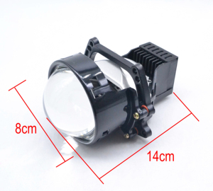 Retrofit Parts 3.0 Inch <strong>55W</strong> Biled Projector Lens <strong>Light</strong> Mini H7 Led Projector Lens <strong>Light</strong> with Double Reflector - Product Image 1