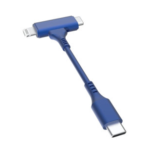 อะแดปเตอร์แบบ2อิน1 USB C เป็นไฟ + สาย USB C MFI ได้รับการรับรองจากโรงงานจีน - Product Image 3