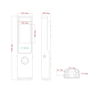 Sistema de seguridad de reconocimiento automático de matrículas de alta precisión para entradas de estacionamiento, salidas, Control remoto, Control de acceso - Product Image 5