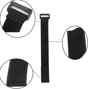Brazalete elástico ajustable de 38mm, lazo de gancho para Velcro bordado, correas con logotipo personalizable, venta al por mayor para bolsos, almacenamiento de zapatos Stra - Product Image 6