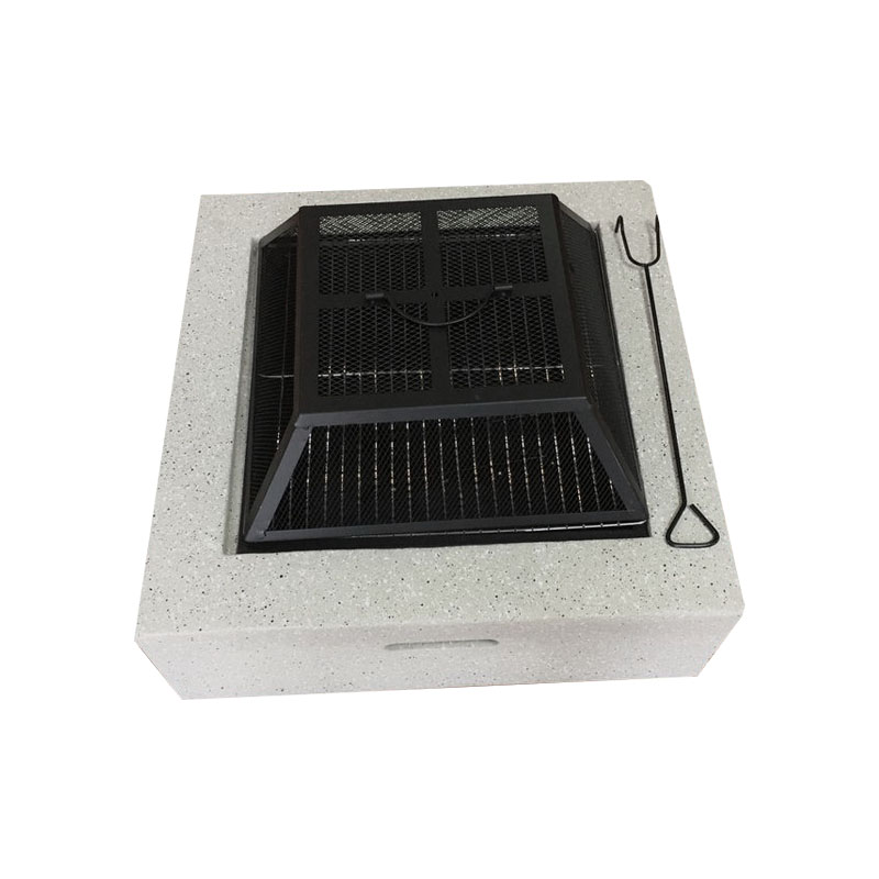 NO.8501 High quality stone magnesia fire pit wood burning fire pit outdoor