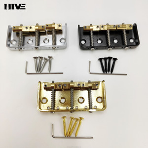 <strong>TL</strong> Short <strong>Model</strong> 3 Adjustable Compensation Bridge Copper-made Bridge Plate for Guitar Bottom and String Mounting Plate - Product Image 6