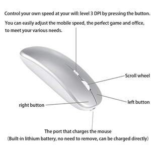 2025 neue Produkte Computer hardware Software Dual-Mode-Bluetooth-Maus Drahtlose optische wiederauf ladbare 2,4-GHz-Maus - Product Image 3