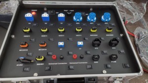 Acdc12v DC12V oto LED ampul ekran Tester 1156 1157 7443 LED ışık H4 H7 H11 9005 C5W T10 T10 T20 araba ampul güç testi kutusu - Product Image 4