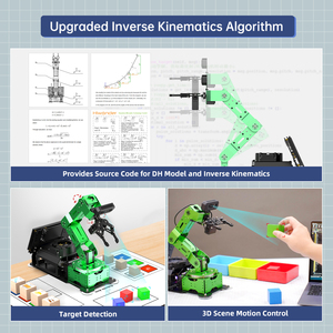 Hiwonder JetArm ROS1/ROS2 3D AI Vision Spracher kennung Python-Programmier ausbildung CharGPT Roboterarm Angetrieben von Jetson Nano