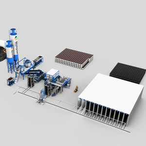 Sistema di polimerizzazione automatico blocco mattone Cuber Stacker blocco mattoni Stacking Pallet macchina per ingegneria civile calcestruzzo attrezzature 65mm - Product Image 5