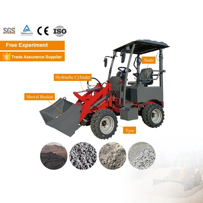 GATE Famous Export Brands Tractor With Loader And Backhoe Avant Mini Loader Mini Tractor With Loader