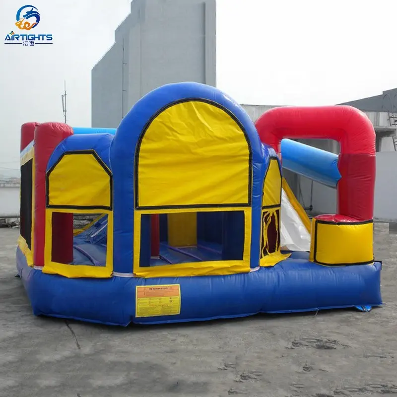 Casa da lua preço competitivo 13ft estruturas infláveis comercial combo bouncer slide