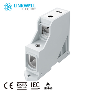 High Current Din Rail Mounted <strong>Double</strong> <strong>Layer</strong> <strong>Terminal</strong> Connector <strong>Block</strong> for Electrical Applications - Product Image 4