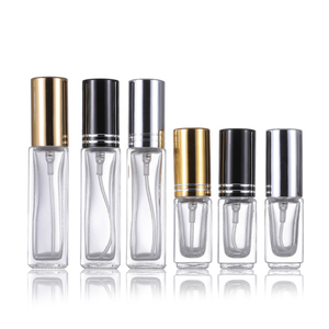 香水包装5ml 10ml 20ml 30 ml 50ml 100ml空透明長方形ガラススプレーボトルアルミキャップ付き - Product Image 3