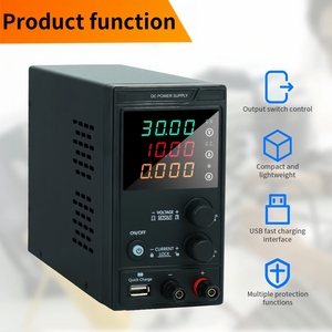 MYAMI 32V 10A調整可能DC電源可変実験室ベンチ調整スイッチ220Vおよび110V入力オプション - Product Image 3