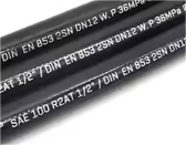 SAE ท่อไฮดรอลิก R2 R1 2SN R4 R3 R5 R6 4SP 4SH R13 1SN 1SC ท่อไฮดรอลิก2SC สำหรับยานพาหนะหนัก/รถ/เครื่องย้ำ - Product Image 2
