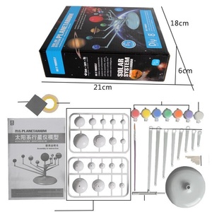 Yeni DIY güneş sistemi gezegen modeli astronomi gezegen modeli kök oyuncak boyama seti çocuk bilim bulmaca oyuncak - Product Image 2