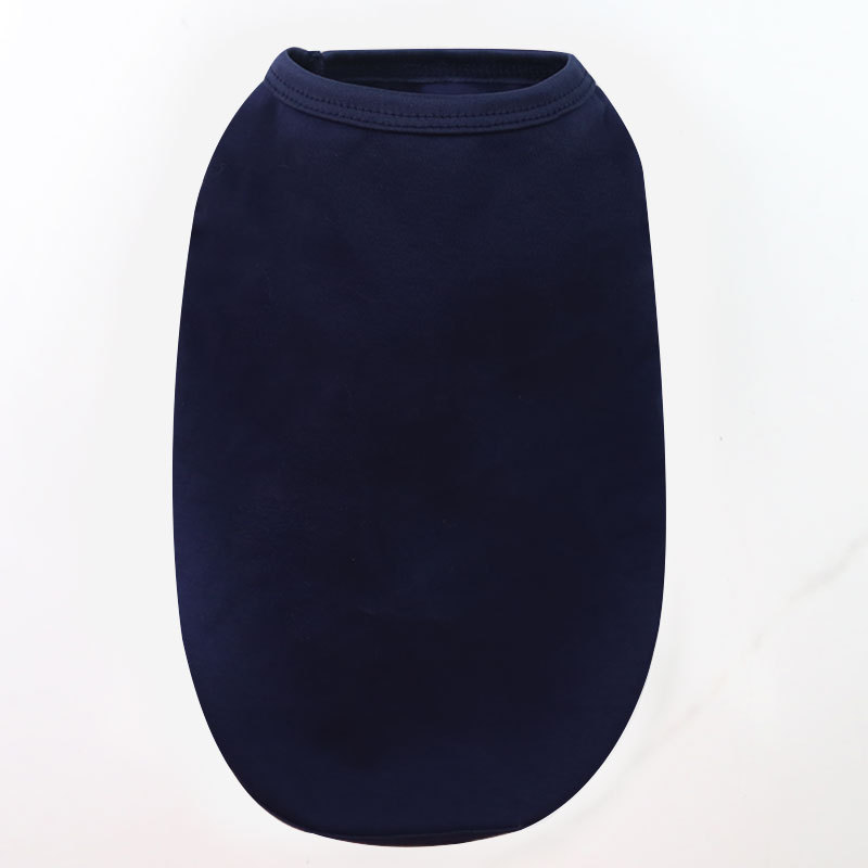 Chaleco de puro algodón, puro azul marino
