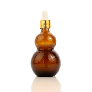 10ml 20ml 30ml 50ml 100ml ขายส่งขวดน้ํามันหอมระเหยแก้วรูปมะระอําพันพร้อมหยด - Product Image 4