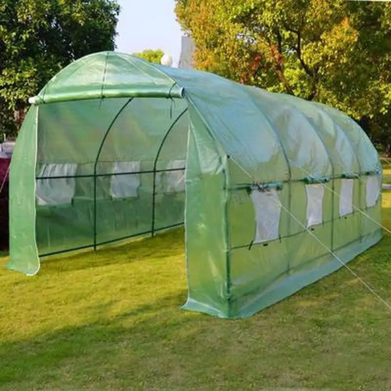 Pour la culture des semis de fleurs, bloc UV étanche Durable pliable Portable 4 niveaux Mini jardin Hot Green House/