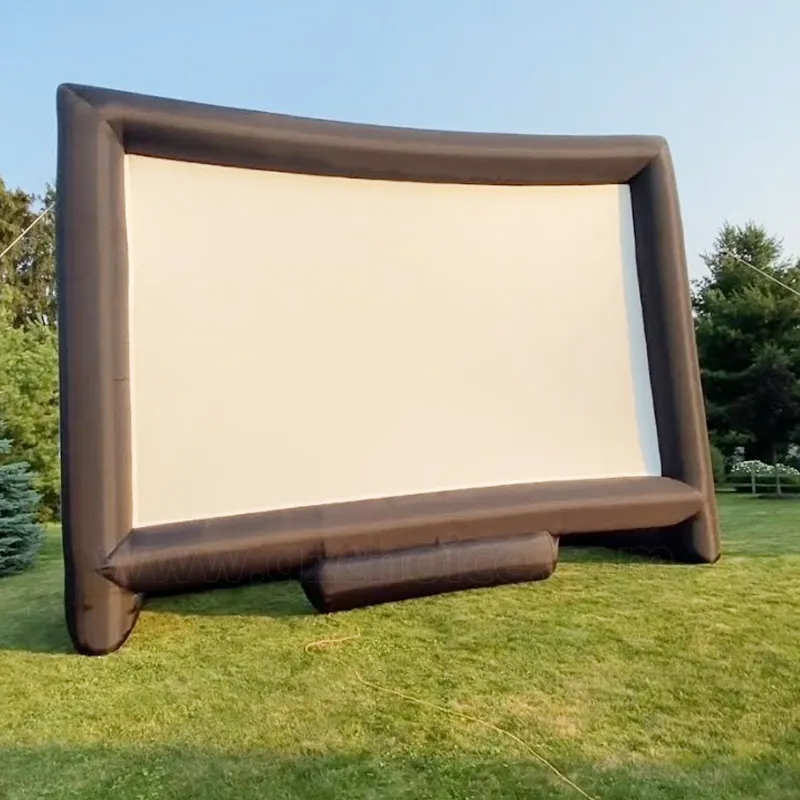 Custom portable blow up cinema outdoor portable theater inflatable screen movie for advertising