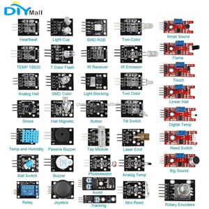 DIYmall 37 in 1 Sensors Sortiment Kit Sensor Starter Kit für Arduino Raspberry Pi Sensor Kit 37 in 1 Roboter projekte S.