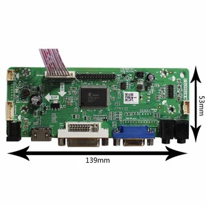 1920x1080 DVI VGA AUDIO LVDS Salida de altavoz Placa controladora LCD Funciona para pantalla LCD de 21,5 pulgadas y 23,8 pulgadas