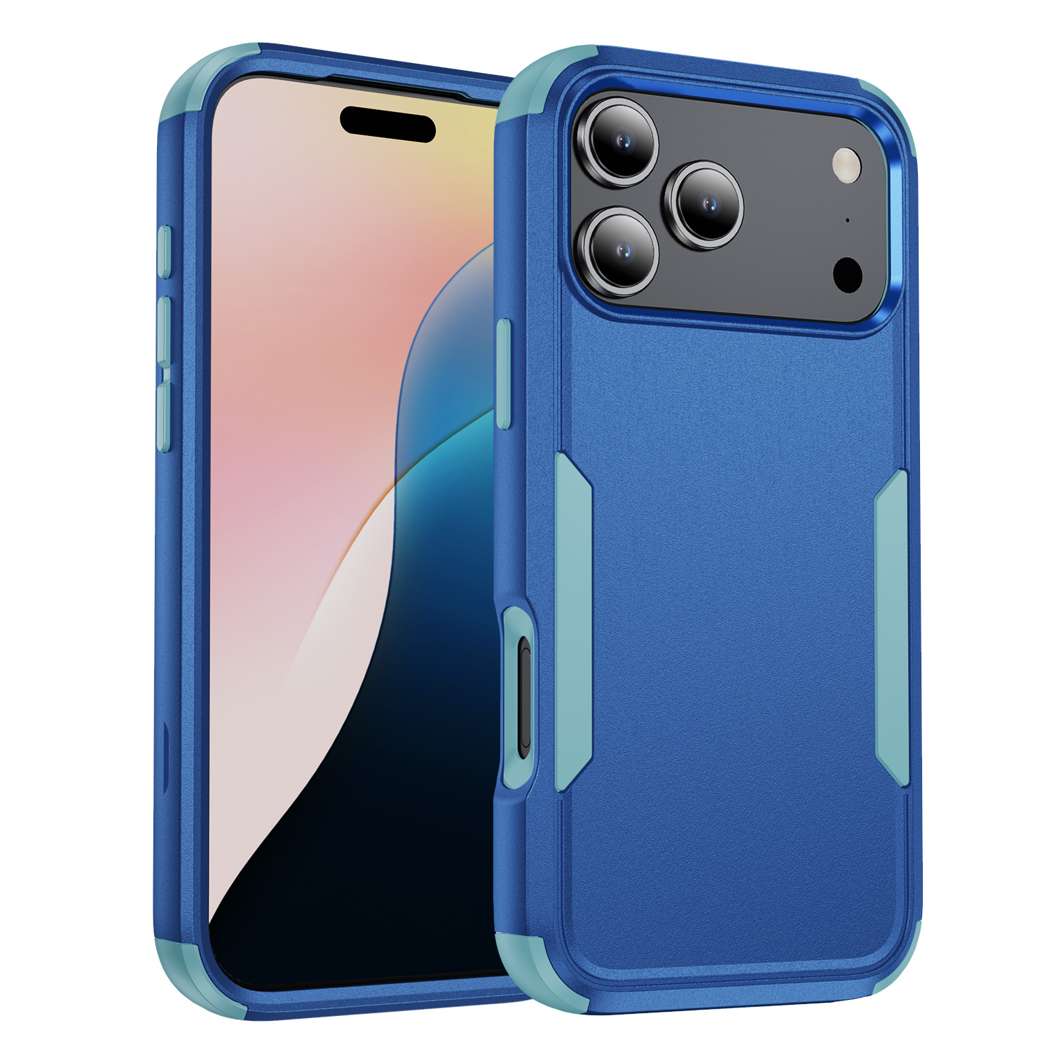 Bleu marine + Céladon