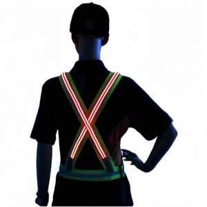 LED Safety Vest With Combination of <strong>Dual</strong> Fibers and High-brightness Leds, Significantly Enhancing Night Visibility - Product Image 3
