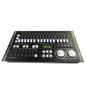MAX384 DMX 512คอนโซล RGBW ดิสโก้ควบคุมไฟเวทีพร้อมไฟฉาย LED คอนโซลขยับหัวสำหรับเวทีดิสโก้