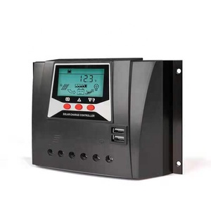 Более низкая цена 30/40/50/60/80A PWM контроллер солнечной зарядки 12V/24V/36/48V системное напряжение LCD ROHS Сертифицированный Контроллер освещения - Product Image 2