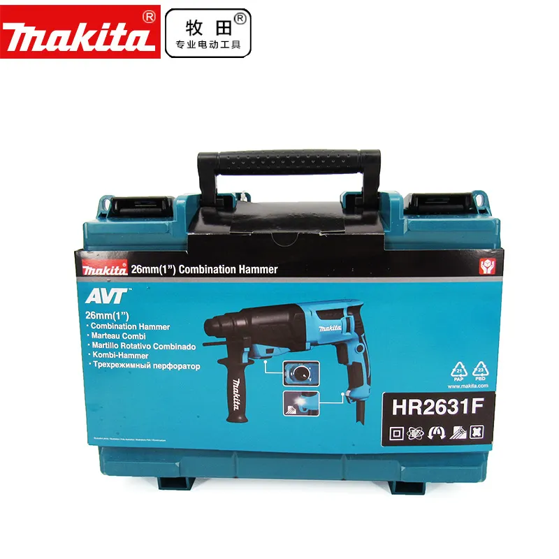 Original Makita Power Tools Hammer Drill Machine HR2631F Excellent Performance Makita Tools Japan