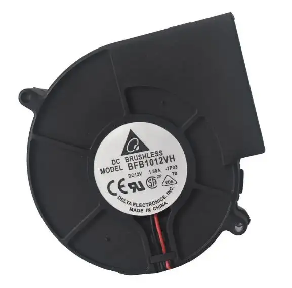 Escape centrífugo sem escova, turbo ventilador 12cm dc 12v