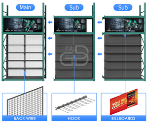 Câu lạc bộ cửa hàng Heavy Duty kho Kệ Chiều cao siêu thị kệ kim loại sử dụng công cụ phần cứng Rack hiển thị - Product Image 3