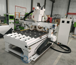 Máquina cortadora de madera 1325, enrutador CNC Atc, máquina automática para fabricar muebles de madera de 3 ejes con husillo de refrigeración por aire de 9kw - Product Image 4