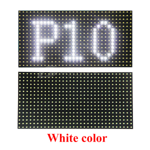 แผง LED P5กลางแจ้งแบบ P10โมดูลหน้าจอ LED สองสีแบบเดี่ยวสีแดง/ขาว/น้ำเงิน/เหลือง/ชมพู/เขียวสำหรับห้างสรรพสินค้า
