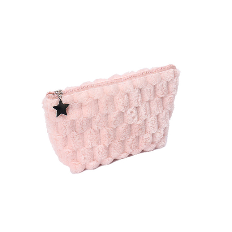 Pink hexagonal bag