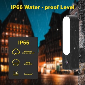 Lámpara LED inalámbrica de pared para patio, reflector impermeable, con sensor de movimiento y cámara wifi, tuya, nueva - Product Image 4