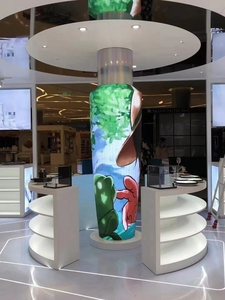 Shenzhen P2.5 P3 P4 Innen Voll farbe smd flexible kreative <span class=keywords><strong>LED</strong></span>-Panel-Bildschirm Soft-<span class=keywords><strong>LED</strong></span>-Modul Digital Signage
