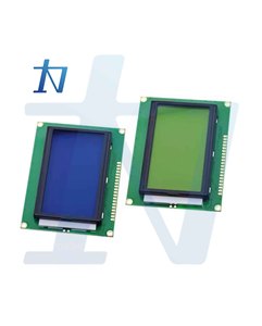 ブルースクリーンイエローグリーンLCD12864ディスプレイLCDスクリーン中国文字ライブラリ付きバックライト付き12864-3.3V 5V - Product Image 1