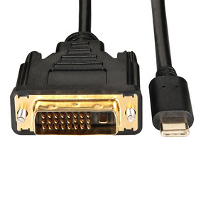 1.8M USB tip C USB-C Thunderbolt 3 DVI kablo kordonu erkek erkek dönüştürücü - Product Image 4