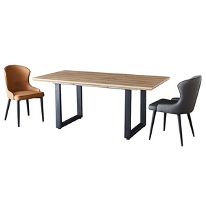 北欧实木餐桌套装长方形长桌餐厅木桌 - Product Image 3