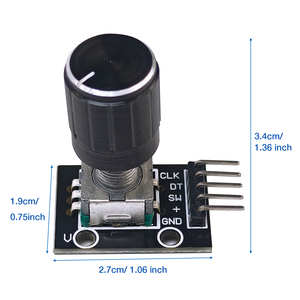 Arduino için Push Button ile 360 derece döner kodlayıcı modülü KY-040 tuğla sensör geliştirme kurulu